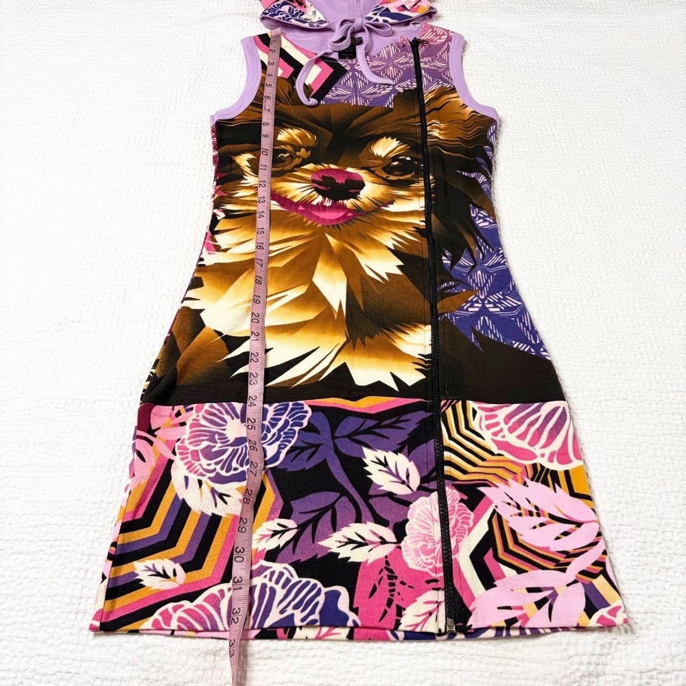 deadstock Hayes rare hooded graphic mini dress - Picture 7 of 8